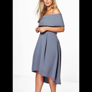 Double Layer Midi Dress